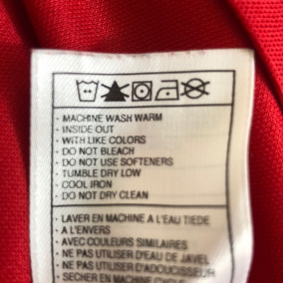 Nike Red Dri-Fit Long Sleeve T-Shirt Size 2X - Picture 6 of 6